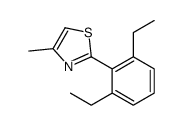 2-(2,6-diethylphenyl)-4-methyl-1,3-thiazole Structure
