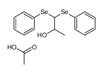 acetic acid,1,1-bis(phenylselanyl)propan-2-ol结构式