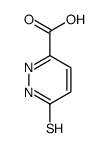 6-sulfanylidene-1H-pyridazine-3-carboxylic acid Structure