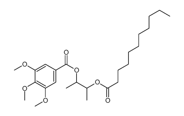 3-undecanoyloxybutan-2-yl 3,4,5-trimethoxybenzoate Structure