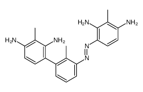 4,4'-[[2(or 4)-methyl-1,3-phenylene]azo]bis[2(or 6)-methylbenzene-1,3-diamine]结构式