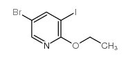 5-溴-2-乙氧基-3-碘吡啶结构式