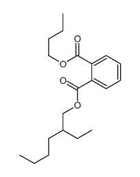 邻苯二甲酸丁基酯2-乙基己基酯结构式