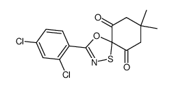 3-(2,4-dichlorophenyl)-8,8-dimethyl-4-oxa-1-thia-2-azaspiro[4.5]dec-2-ene-6,10-dione结构式