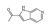 1-(1H-吡咯并[2,3-c]吡啶-2-基)乙酮结构式