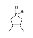 1-bromo-3,4-dimethyl-Δ3-phospholen oxide结构式