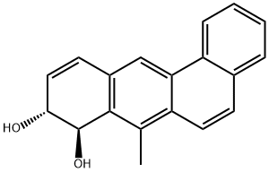 7-Methyl-8,9-dihydrobenzo[a]anthracene-8β,9α-diol Structure