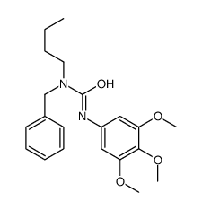 1-benzyl-1-butyl-3-(3,4,5-trimethoxyphenyl)urea Structure