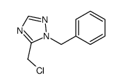 1-苄基-5-氯甲基-1H-[1,2,4]噻唑结构式