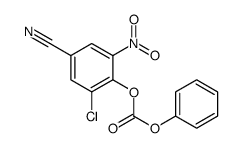(2-chloro-4-cyano-6-nitrophenyl) phenyl carbonate Structure