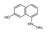 (7-羟基-萘-1-基)-肼结构式