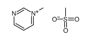 methanesulfonate,1-methylpyrimidin-1-ium结构式