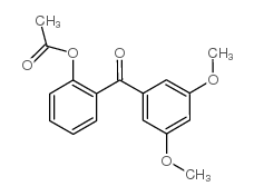 2-ACETOXY-3',5'-METHOXYBENZOPHENONE结构式