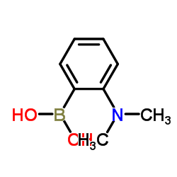 [2-(Dimethylamino)phenyl]boronic acid structure