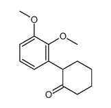 2-(2,3-dimethoxyphenyl)cyclohexan-1-one Structure