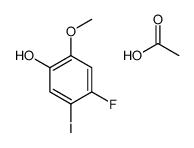 acetic acid,4-fluoro-5-iodo-2-methoxyphenol Structure