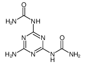 Urea, N,N''-(6-amino-1,3,5-triazine-2,4-diyl)bis结构式