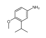 3-异丙基-4-甲氧基苯胺结构式