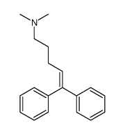 N,N-dimethyl-5,5-diphenylpent-4-en-1-amine Structure