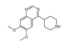 6,7-Dimethoxy-4-(4-piperidinyl)quinazoline Structure