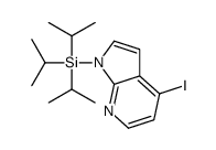 (4-iodopyrrolo[2,3-b]pyridin-1-yl)-tri(propan-2-yl)silane Structure