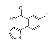 5-fluoro-2-thiophen-2-ylbenzoic acid Structure