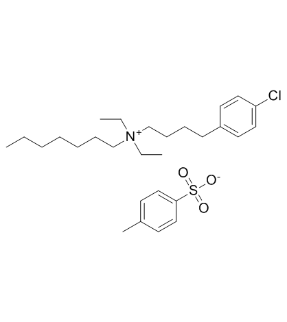 氯非铵甲苯磺酸盐结构式