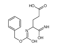 N-苄氧羰基-DL-谷氨酰胺结构式