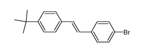 4-bromo-4'-tert-butylstilbene Structure