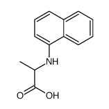 2-(naphthalen-1-ylamino)propanoic acid Structure