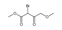 Butanoic acid, 2-bromo-4-methoxy-3-oxo-, methyl ester结构式