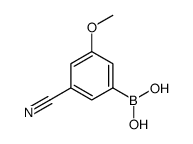 (3-cyano-5-methoxyphenyl)boronic acid Structure