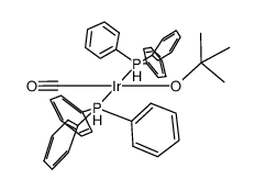 trans-t-BuOIr(CO)(PPh3)2结构式