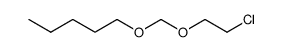 1-chloro-2-pentyloxymethoxy-ethane结构式
