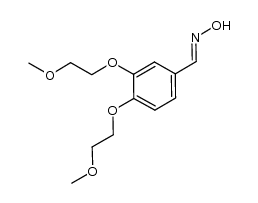 3,4-bis(2-methoxyethoxy)benzaldehyde oxime结构式