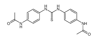N,N'-bis-(4-acetylamino-phenyl)-thiourea结构式