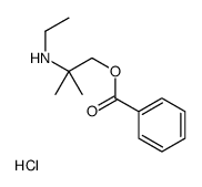 [2-(ethylamino)-2-methylpropyl] benzoate,hydrochloride Structure