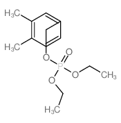 Phosphoric acid,(3,4-dimethylphenyl)methyl diethyl ester结构式