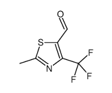2-甲基-4-(三氟甲基)-1,3-噻唑-5-甲醛结构式
