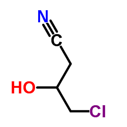 4-氯-3-羟基丁腈结构式