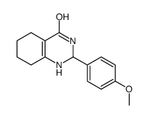 2-(4-methoxyphenyl)-2,3,5,6,7,8-hexahydro-1H-quinazolin-4-one结构式