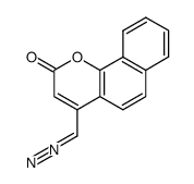 4-diazomethyl-2H-naphtho<1,2-b>pyran-2-one结构式