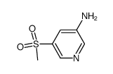5-(甲基磺酰基)吡啶-3-胺结构式