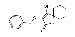 4-hydroxy-3-(phenylmethoxy)-1-oxaspiro[4.5]dec-3-en-2-one结构式
