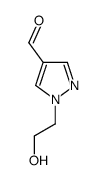 1-(2-Hydroxyethyl)-1H-pyrazole-4-carbaldehyde结构式