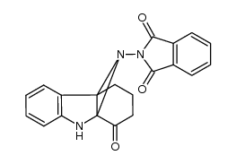 2-(1-oxo-2,3,4,9-tetrahydro-1H-4a,9a-epiminocarbazol-10-yl)isoindoline-1,3-dione结构式