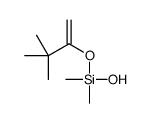 3,3-dimethylbut-1-en-2-yloxy-hydroxy-dimethylsilane Structure