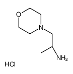 (R)-1-Morpholinopropan-2-amine hydrochloride结构式