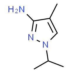 1-Isopropyl-4-methyl-1H-pyrazol-3-amine Structure