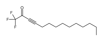 1,1,1-trifluorotetradec-3-yn-2-one结构式